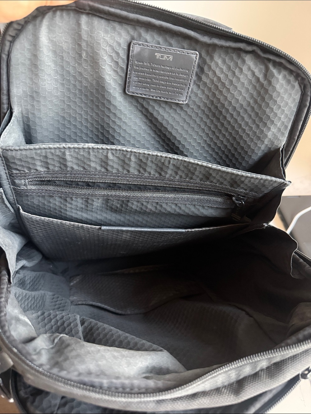 Tumi Alpha Bravo Nathan Backpack Business Laptop Bag in Black Color - Picture 11 of 16